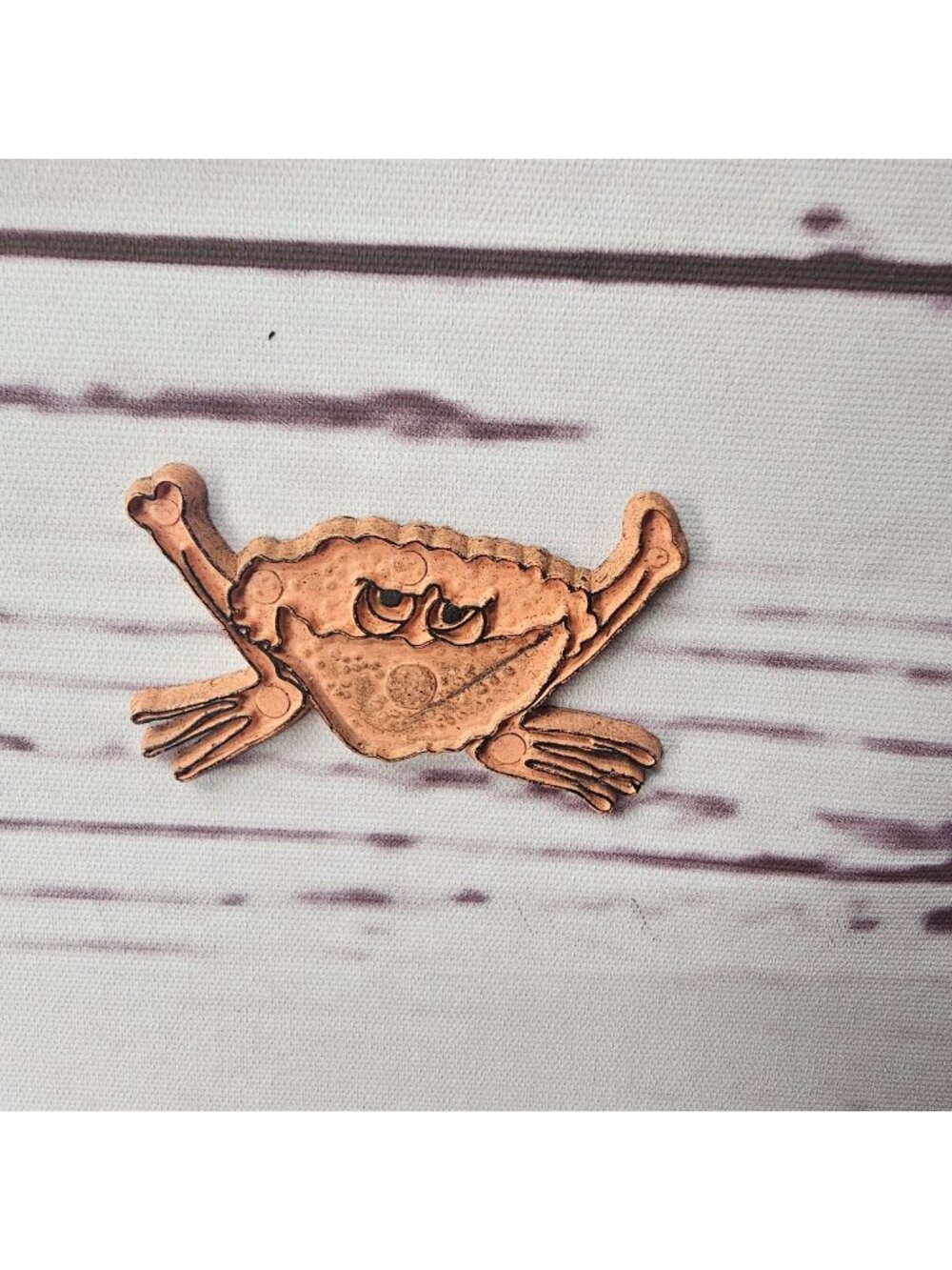 Vintage Freakies Rubber Crab Fridge Magnet Ralston Cereal Premium 1970s Collecti
